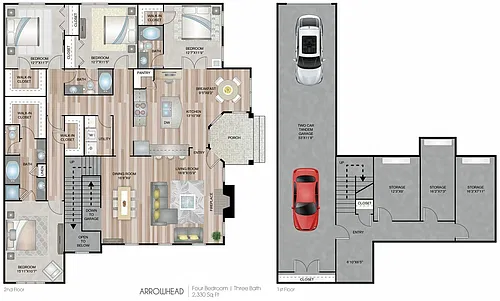 Floor plan Arrowhead