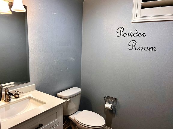 downstairs powder room