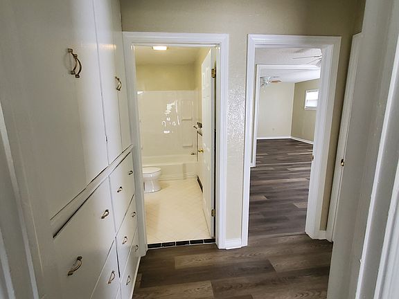 Hallway to main bathroom