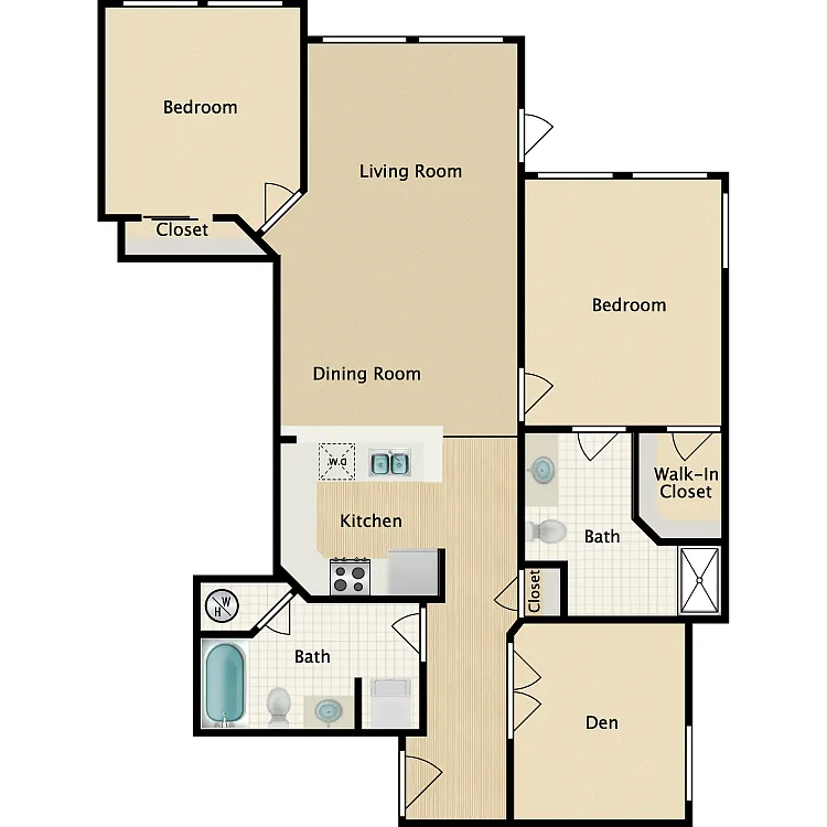 Floor plan Plan E