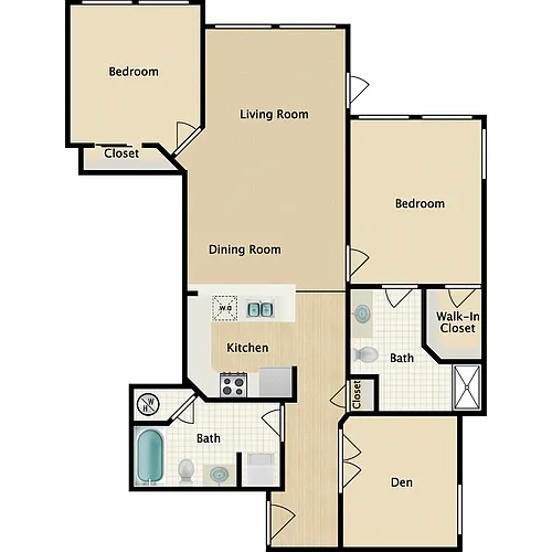 Floor plan Plan E