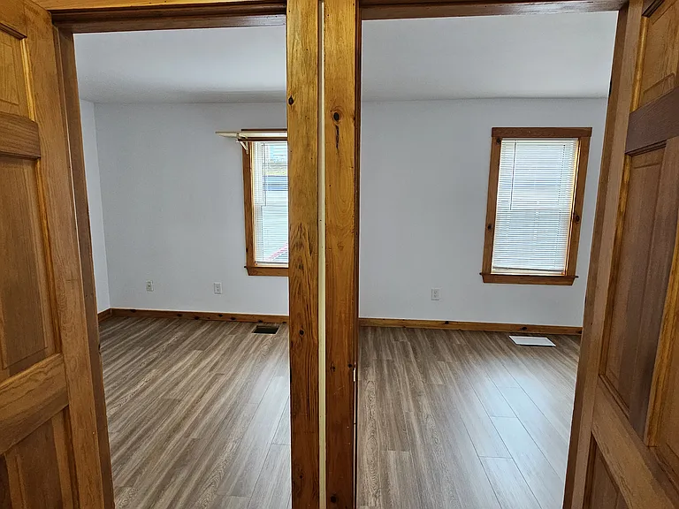 Bedrooms side by side