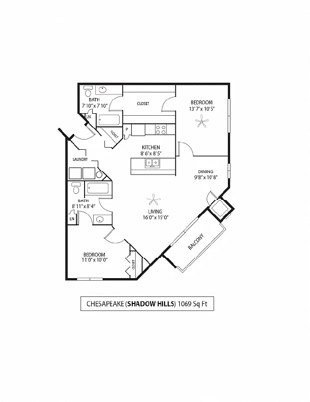 Floor plan Chesapeake