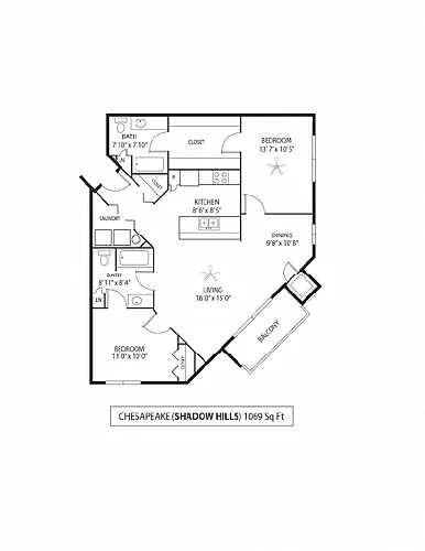 Floor plan Chesapeake