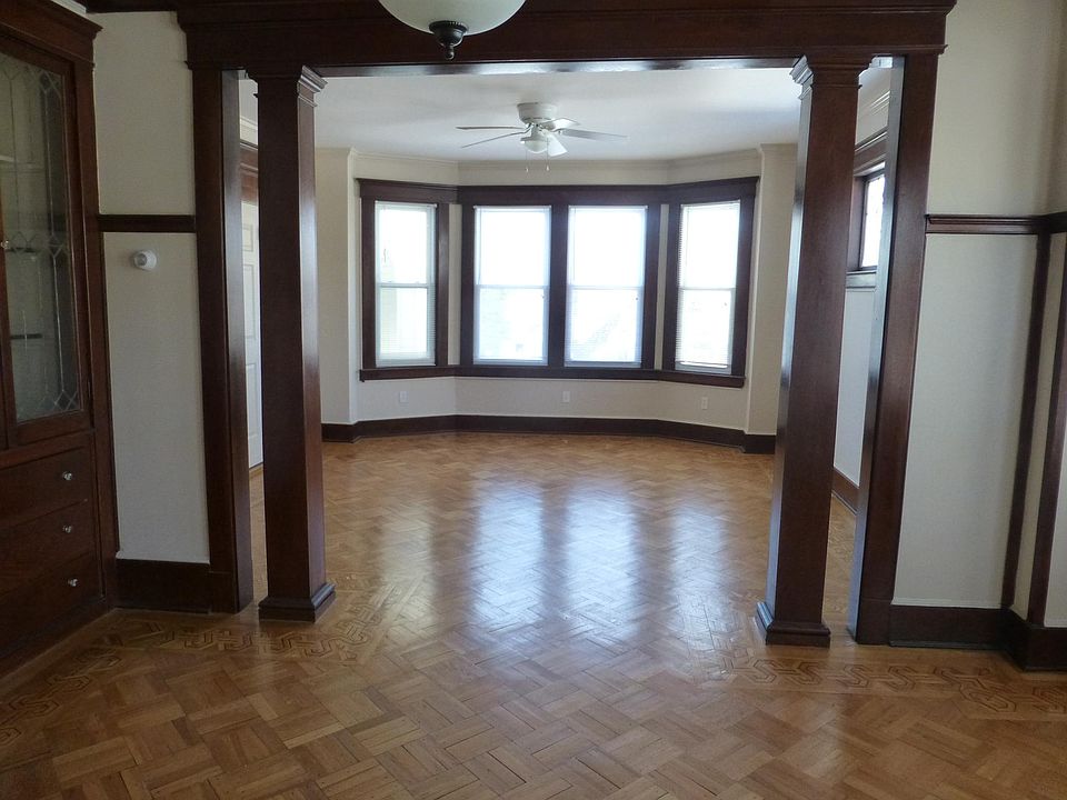 lovely living room with access to covered front porch