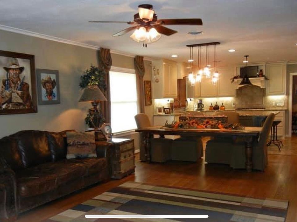 Huge living area in house. Open floor plan.