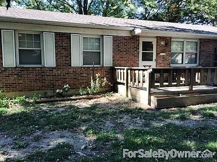 Front of House-bricked with sitting deck
						:
						bricked front-roof, siding, gutters (appx. yr old) & hot wtr.heater (brand new)