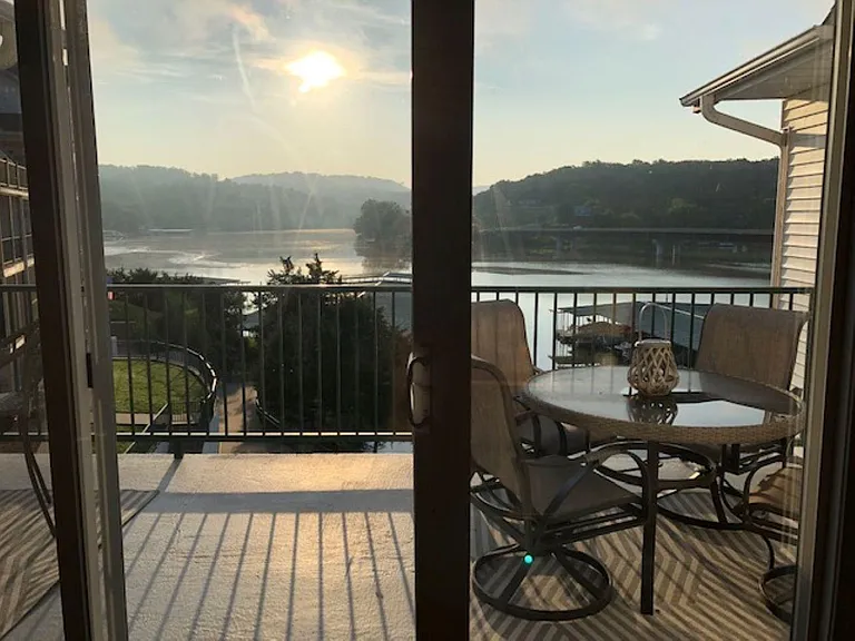 Lake view from balcony