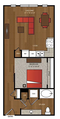 Floor plan A41-42
