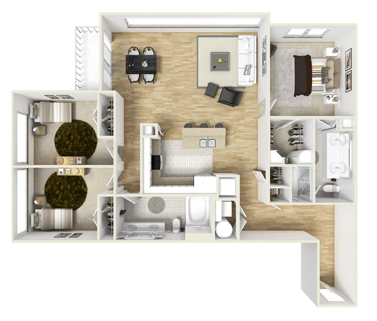 Floor plan Travertine