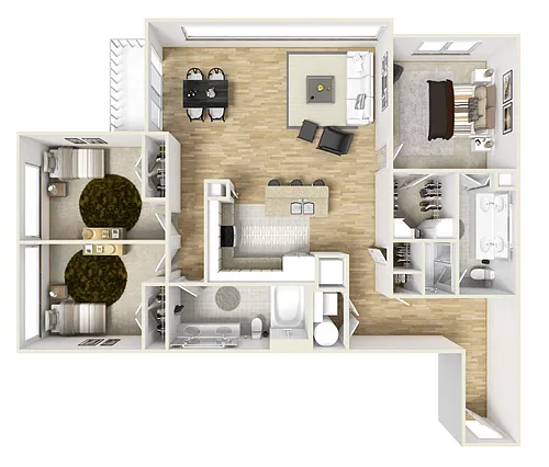 Floor plan Travertine