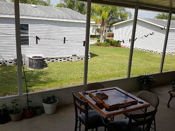 view of the backyard