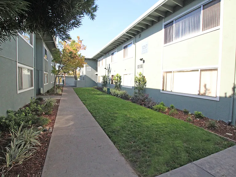 The Canopy | Exterior Building and Pathway with Landscaping
