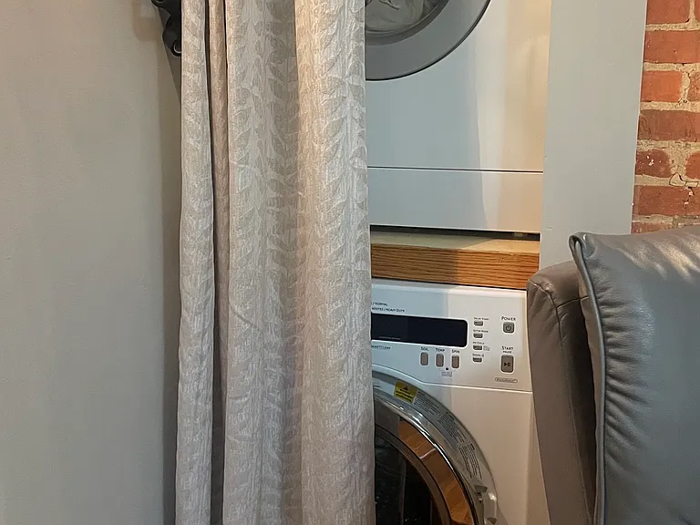 Compact washer and dryer.