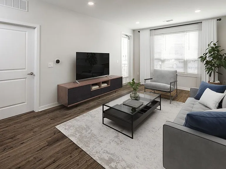 Upgrade Scheme living room with hard surface flooring