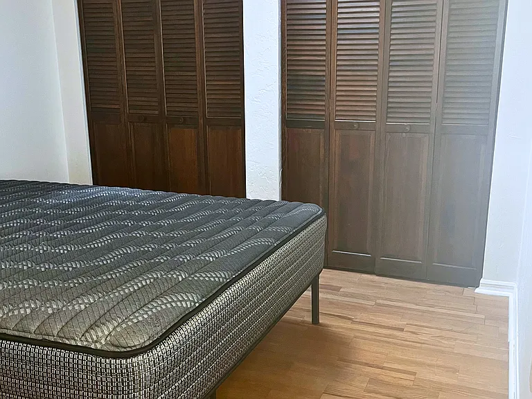 Second bedroom - 2 doors lead to one large closet