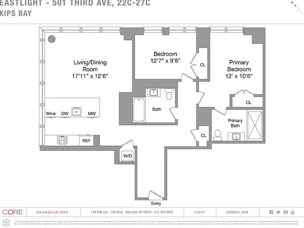 501 3rd Ave #25C, New York, NY 10016