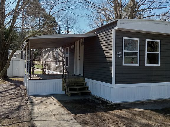 Large covered porch over front door.