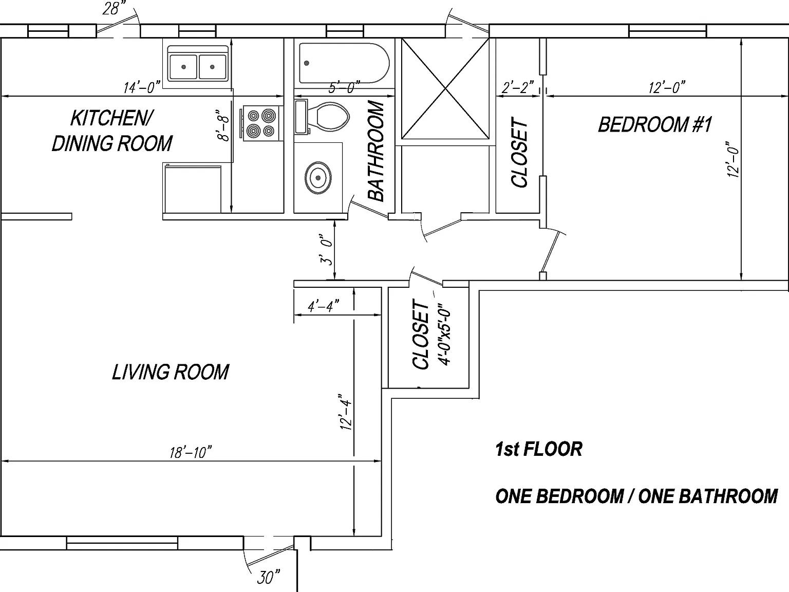 1 bed, 700 sqft, $1,695 — Photo 1