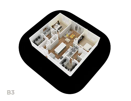 Floor plan B3