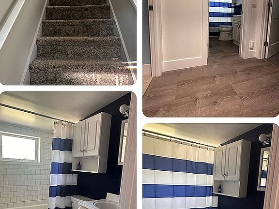 2 bedrooms w/ 1 full bath up
