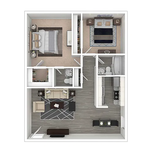 Floor plan 2 Bedroom
