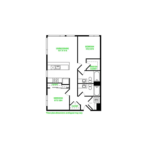 Floor plan 22E