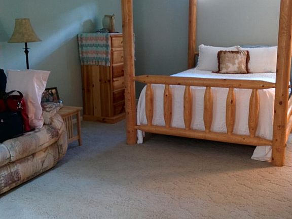 bedroom 1 with large walk-in closet