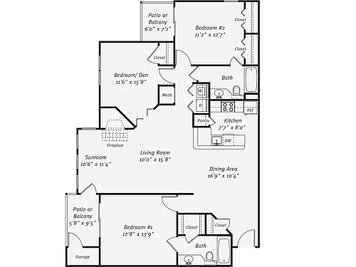Floor plan B3D