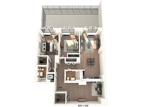 Floor plan B7-Renovated