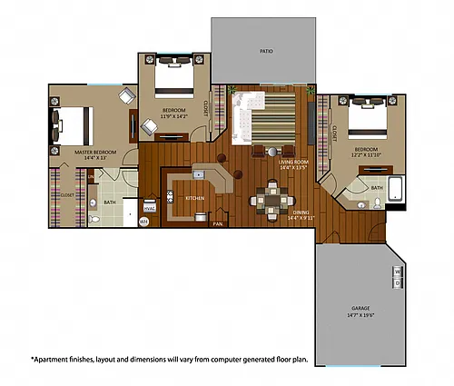 Floor plan C3R Normand