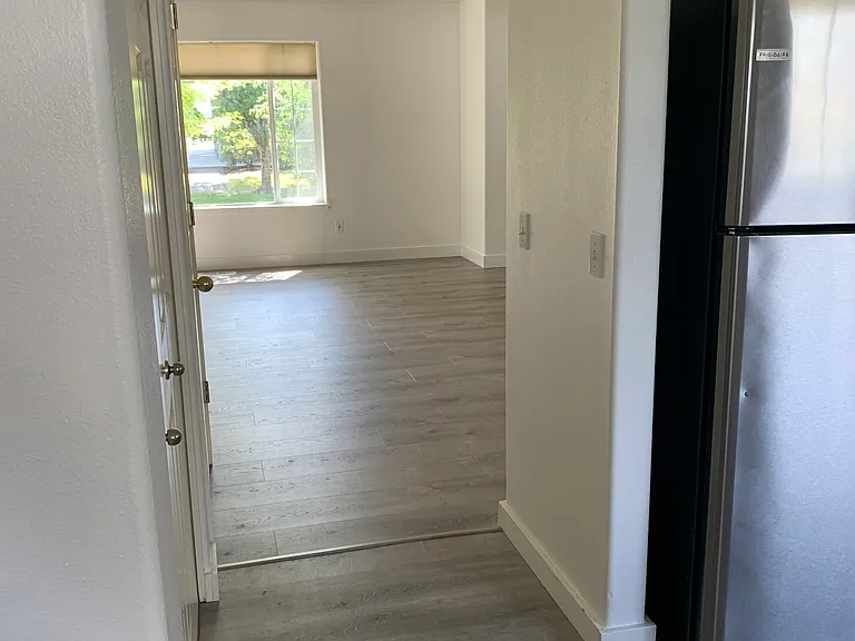 Looking into large living space