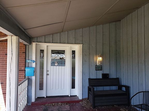 front door / covered porch