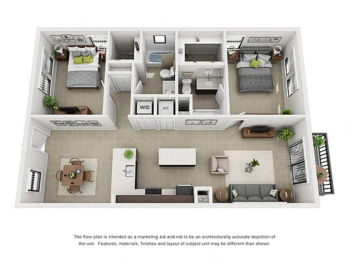 Floor plan Model B2