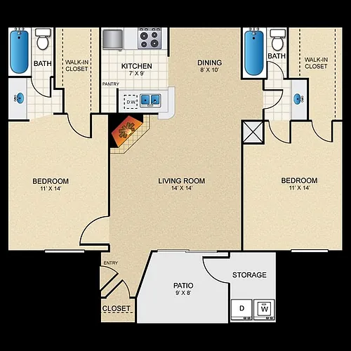 Floor plan PLAN I