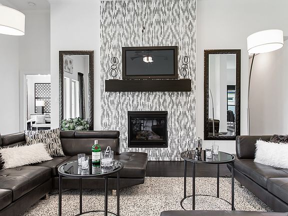 Great room with fireplace