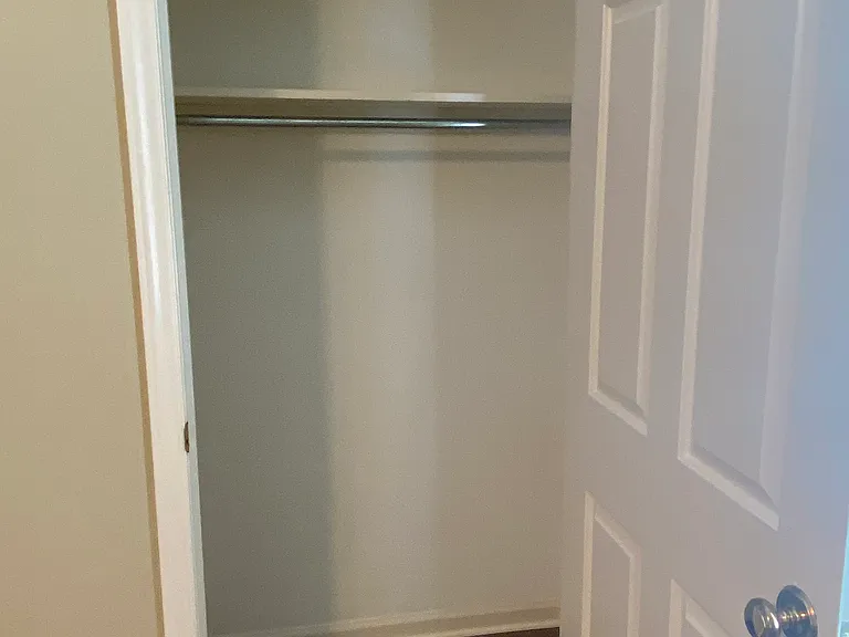 Freshly painted closets throughout house