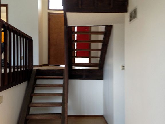 Stairway up from living room