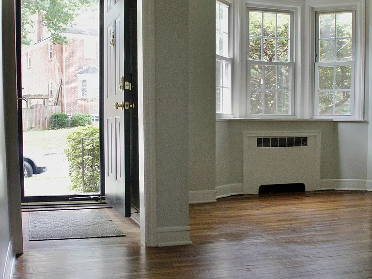 entry and living room