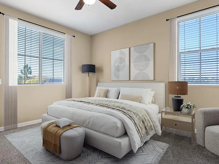 Three-bedroom floorplan 
Master Bedroom