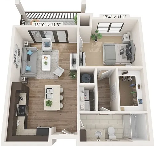 Floor plan A1-V2
