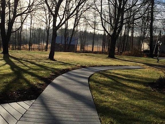 Walkway leading to front entrance