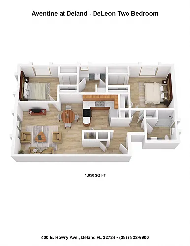 Floor plan DeLeon