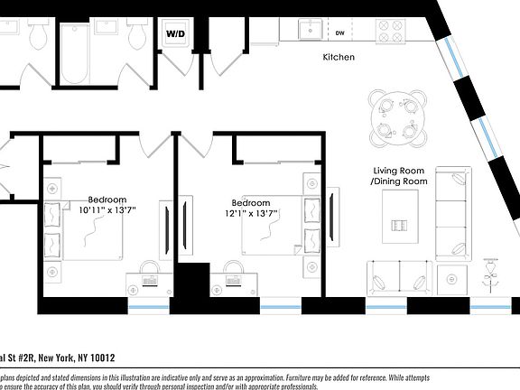 2nd image of 51 Mac Dougal St #2R