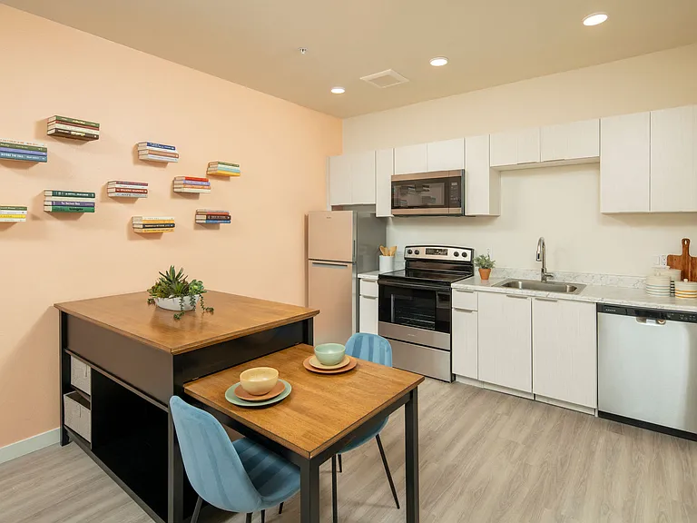 One Bedroom - Kitchen and Dining Area