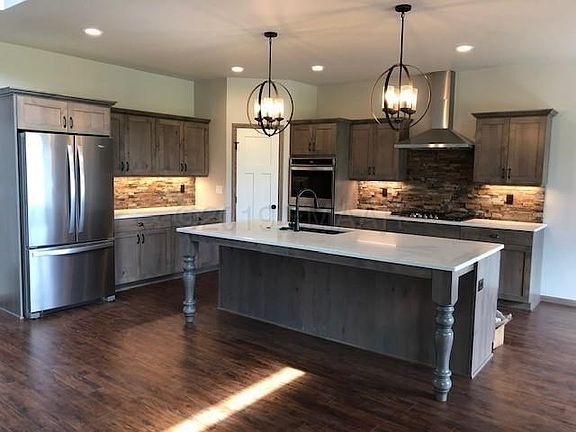 Gray stain cabinets