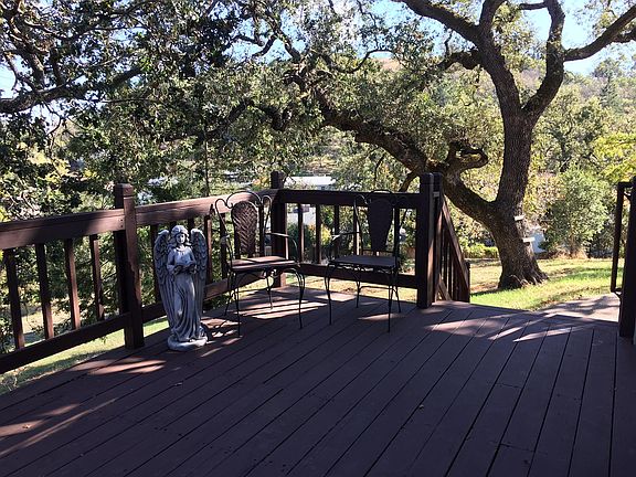 Lovely Mature Oak Trees grace the property