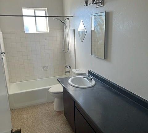 Simple, clean bathroom