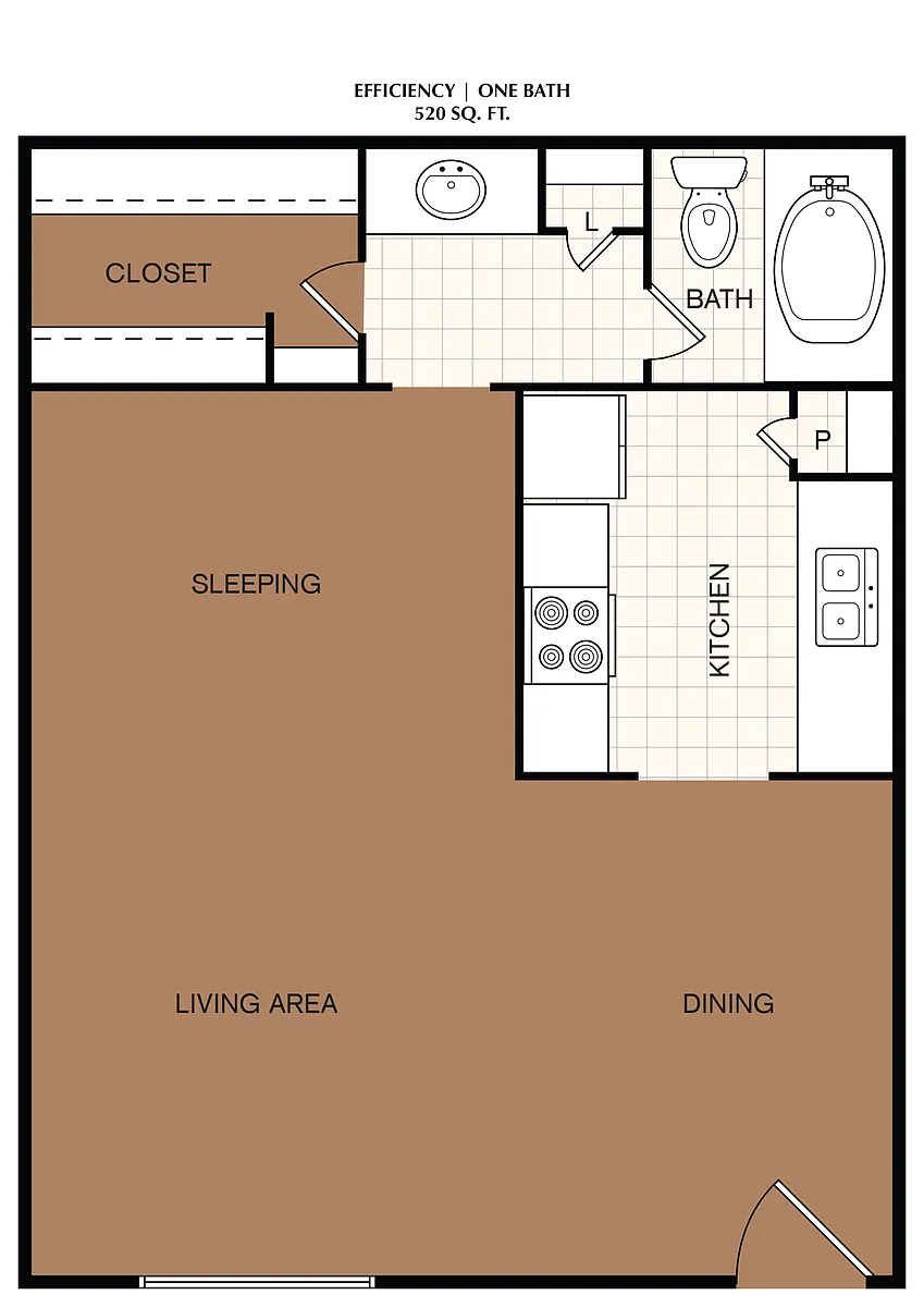 Floor plan EFF - Studio