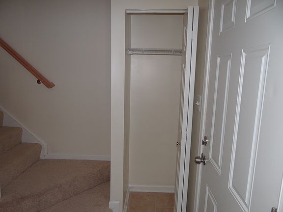 Entry hallway coat closet